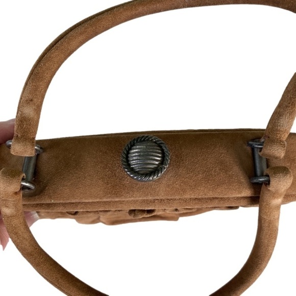 VINTAGE Lamprom Handbag Brown OS - Picture 3 of 7